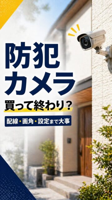 ＼「買ってから」が本番、防犯カメラ／

防犯カメラって、
買うところまではイメージしやすいですが、
実はその後の方が意外とやることが多いんです。

設置する場所は？電源はどこから？配線はどうする？
画角や撮影範囲は？
スマホと連動できてる？

このあたりは、買う前より
買った後に「意外と面倒かも」と感じやすいところです。

だからこそ、
防犯カメラは“買う”ことよりも
“ちゃんと使える状態になっているか”が大事だと思っています。

住環境計画では、
ただ付ければいい、ではなく、
「住まいや暮らしに合う形で、長く安心して使える」
ことを大事にしています。

防犯カメラを検討し始めた方は、
まずは考え方から整理しておくと選びやすくなります。
プロフィールからリンク先のLPでも、
住まいの安心についてまとめていますので、
気になる方はそちらも見てみてください。
＝＝＝＝＝＝＝＝＝＝＝＝＝＝＝＝＝
住環境計画
🏠お家を守る専門店
📍群馬県沼田市中町1125
TEL：0278−25-9119
HP：www.jukankyo-keikaku.co.jp
＝＝＝＝＝＝＝＝＝＝＝＝＝＝＝＝＝